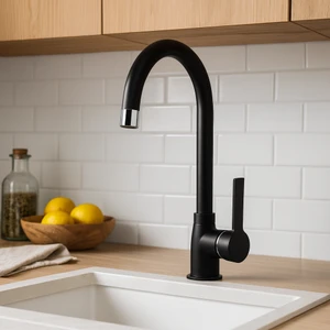 Armut Krom Delta Mutfak Eviye Bataryası Sıcak Soğuk Girişli - 2 Yıl Garantili