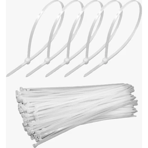 Tork Kelepçe Tork Kablo Bağı Cırt Kelepçe 2,5MMX150MM Beyaz 100 'lü Paket