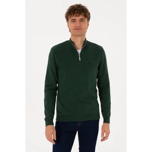 U.s. Polo Assn. Erkek Koyu Yeşil Kazak /triko 50313695-VR079