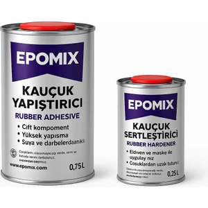 Epomıx Çift Kompenant Kauçuk Yapıştırıcısı