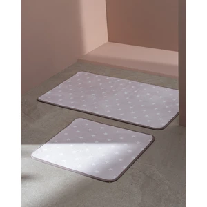 Madame Coco Félicité Yıldızlı 2'li Banyo Paspası - Pembe