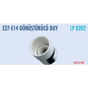 E27-E14 Dönüştürücü Duy