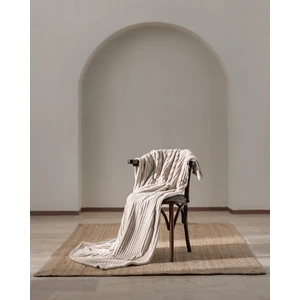 Madame Coco Corbeau Welsoft Düz Tv Battaniye - Bej