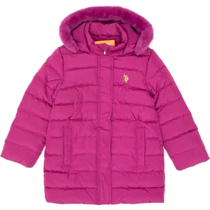 U.s. Polo Assn. Kız Çocuk Fuşya Kaban 50313175-VR023