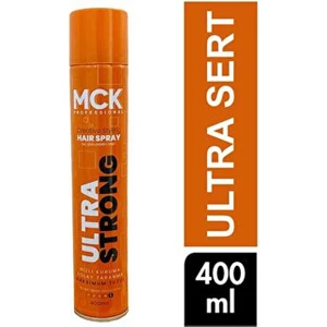 MCK Saç Spreyi Mega Ultra Strong 400 ml Tüm Saçlar İçin Maksimum Tutuş ve Kolay Tarama