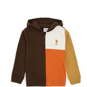 U.s. Polo Assn. Erkek Çocuk Kahverengi Sweatshirt 50316427-VR029