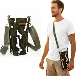 El Yapımı 1 Litrelik Matara ve Termos Kılıfı Kamuflaj