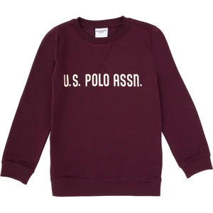 U.S. Polo Assn. Erkek Çocuk Bordo Bisiklet Yaka Sweatshirt 50314939-VR177