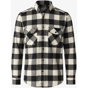 Fabio Cassani Erkek Kışlık Hakiki Oduncu Gömleği