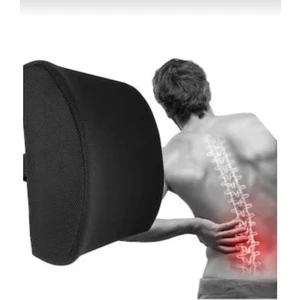 Kırlent Ev Visko Ortopedik Sandalye Bel Minderi Sırt Dayama Yastık Koltuk Minderi Bel Destek Yastık Medikal Minder