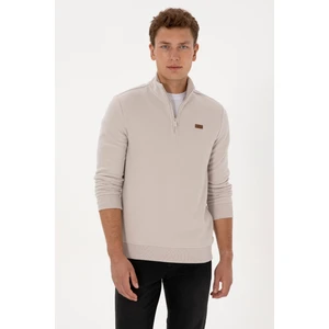 U.s. Polo Assn. Erkek Taş Sweatshirt 50313802-VR049