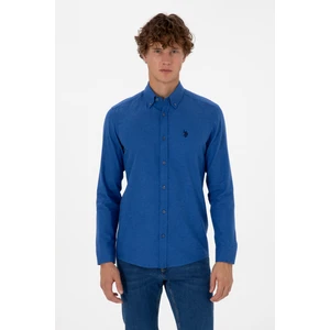 U.s. Polo Assn. Erkek Mavi Gömlek Basic 50316721-VR212