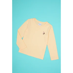 U.s. Polo Assn. Kız Çocuk Yavruağzı Tişört 50317915-VR053