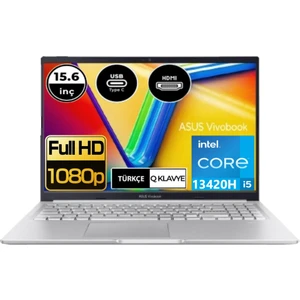 Vivobook 15 X1502VA-BQ1307 Intel Core I5 13420H 16GB 512GB SSD Freedos 15.6" Taşınabilir Bilgisayar