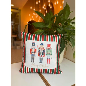 Rahan Design Kurşun Asker Desenli Yılbaşı Temalı Kırlent Kılıfı - Yılbaşı Kırlent Kılıfı