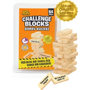 Do Toys Challenge  Denge Oyunu Blok (Görev Kulesi) 54 Parça