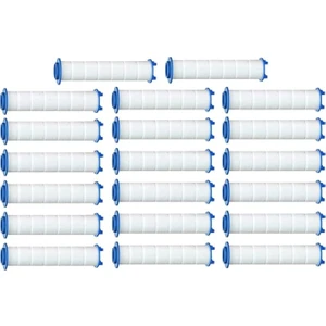 Pearl Shop Su Için 20 Adet Yedek Duş Filtresi - Klor ve Florür Ev Çıkarmak Için Yüksek Çıkışlı Duş Su Filtresi