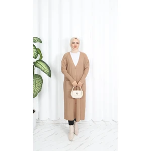 Nisum Moda Cepli Uzun Triko Hırka