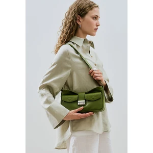Hondae Tokalı Çanta Yeşil