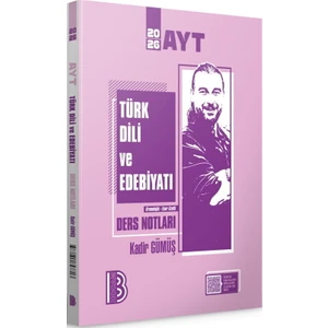 Benim Hocam Yayınları 2026 AYT Türk Dili ve Edebiyatı Ders Notları