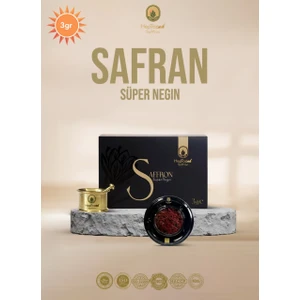 Heptop Saffron Organik İran Safranı 3 gr Süper Negin + 1 Havan