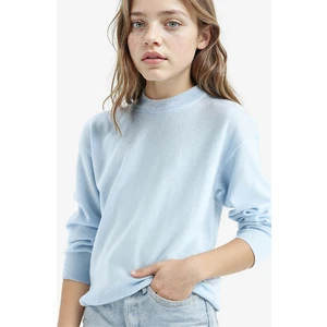 Kız Çocuk Standart Fit Bisiklet Yaka Triko Kazak C6902A825AU