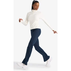 Flare Fit Toparlayıcı Yüksek Bel İspanyol Paça Standart Boy Ribana Sporcu Pantolon F5040AX25WN