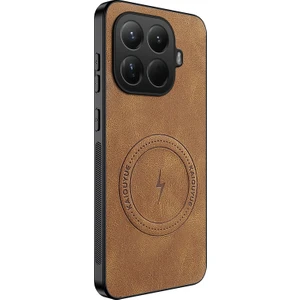 LR Joyful Xiaomi 15T Pro Manyetik Kılıf Nappa Doku PC TPU Telefon Kılıfı (Yurt Dışından)