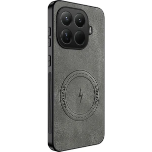 LR Joyful Xiaomi 15T Pro Manyetik Kılıf Nappa Doku PC TPU Telefon Kılıfı (Yurt Dışından)