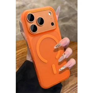 iPhone 17 Pro Max Uyumlu Mat Transparan Saydam Sert Darbe Korumalı Magsafe Kılıf