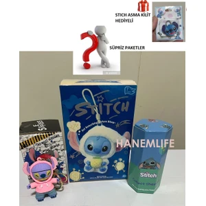Stitch Sürpriz Anahtarlık + Sonny Angel Hippers Lilo ve Stitch + Stich Mini Anahtarlık Hediyeli Ürün