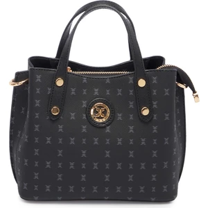 Siyah Print Kadın Omuz Çantası - S1WPR0000806-T0E