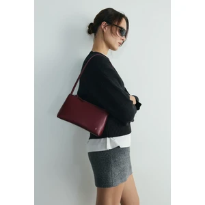 Suud Collection Bordo Ivy Deri Çanta