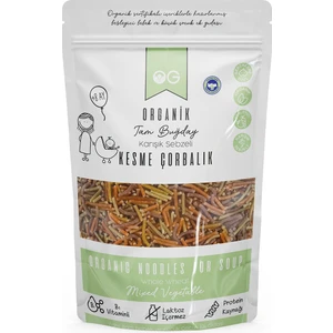 Organik Karışık Sebzeli Tam Buğday Kesme Çorbalık 200 Gr +8 Ay