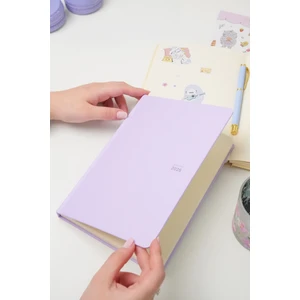 Matt Notebook Youna 2026 Yılı A5 Ajanda 15X21 cm - 12 Aylık - Dikey Tasarım – Lila