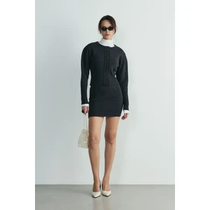 Suud Collection Füme Lucy Triko Hırka