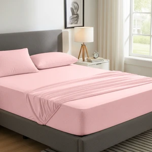 Pamuklu Çift Kişilik 180X200+30 Lastikli Yastıklı Fitted Çarşaf – Örme Kumaş, Yumuşak Dokulu, Esnek ve Kolay Kullanım