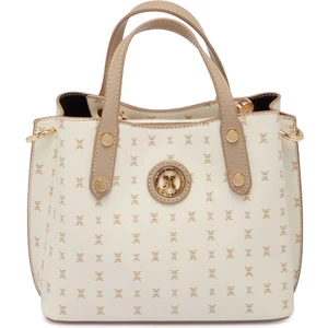 Bej Print Kadın Omuz Çantası - S1WPR0000806-U4A