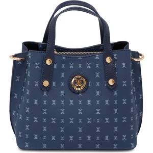 Lacivert Print Kadın Omuz Çantası - S1WPR0000806-T1F