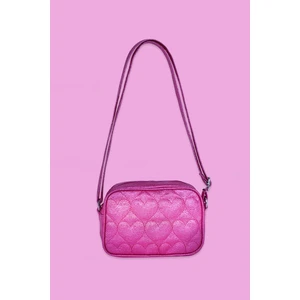 İcone Bag Icone Çocuk Kalp Kapitone Detaylı Omuz Çantası