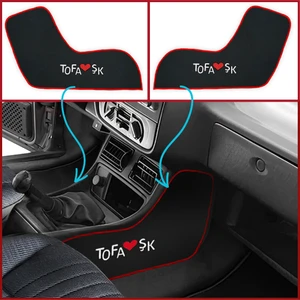 Tusba Market Tofaş Şahin Doğan Kartal Torpido Vites Orta Konsol Yan Koruma Halısı – Nakış İşlemeli Kumaş Kaplama