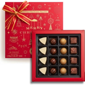 Elit Çikolata Merry Christmas Kirmizi Spesiyal Kutu 158 gr Glutensiz