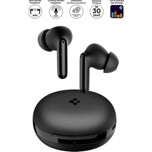 Audio TWS S10 Bluetooth Kablosuz Kulaklık - ANC Aktif Gürültü Engelleme + ENC 6 Mikrofon - 10mm Sürücü - 30 Saat Pil - iOS & Android EQ App Şeffaf & Gaming Mod iPX4 Siyah - ASD07886