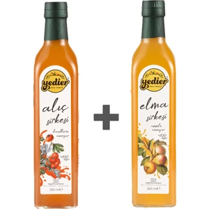 Doğal Fermantasyon Elma + Alıç Sirkesi 500ml - 2'li Paket