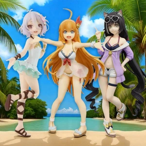 Princess Connect Re:dive 3lü Anime Figür Seti Pecorine Kokoro Kailu Koleksiyon Oyuncak Biblo +16 Yaş