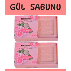 Hmd Bitkisel Kozmetik Gül Sabunu 2 Ad x  125 gr Doğal Sabun