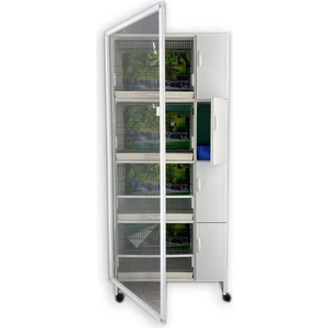 İstanbul Kafes - Model M01Y PVC KUŞ DOLABI - PVC KAFES - PVC SALMA KAFES - PLASTİK DOLAP - ÇOK AMAÇLI DOLAP (MONTAJLI KURULU GÖNDERİM)