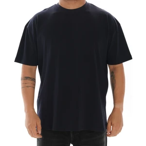 Triya Wear Studio Erkek Oversıze Lacivert T-Shırt