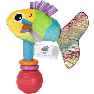 Sozzy Toys Renkli Balık Peluş Oyuncak 15 cm Yumuşak Malzeme ile Eğlenceli Motor Becerileri Geliştirir