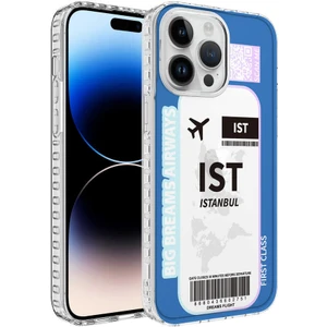 iPhone 14 Pro Max Uyumlu Airbag Kenarlı Renkli Desenli Silikon Senk Elegans Kapak-No4